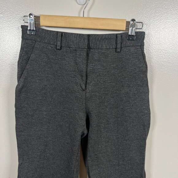 Aritzia Babaton Ilana Ponte Pants Size 2 Gray Stretch Work Career Office Cropped - Picture 5 of 11